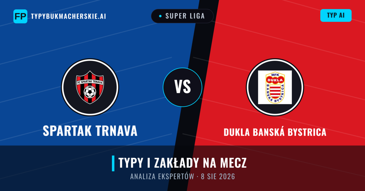 Spartak Trnava vs Dukla Banská Bystrica — typy i zapowiedź meczu