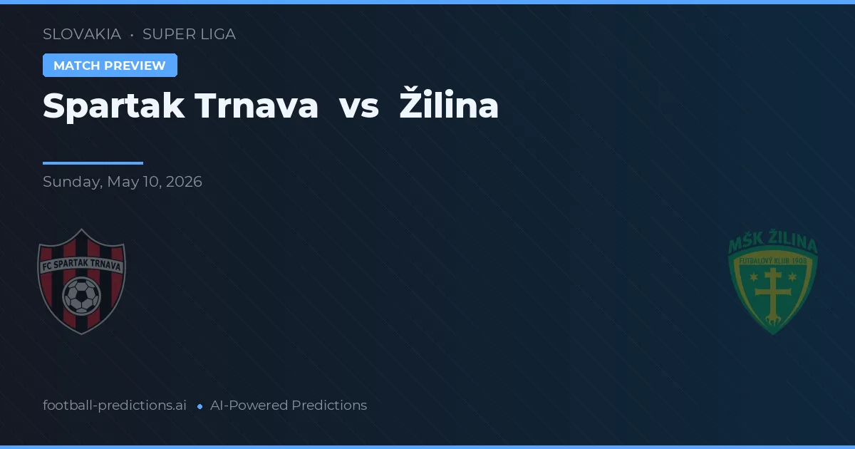 Spartak Trnava vs Žilina — typy i zapowiedź meczu