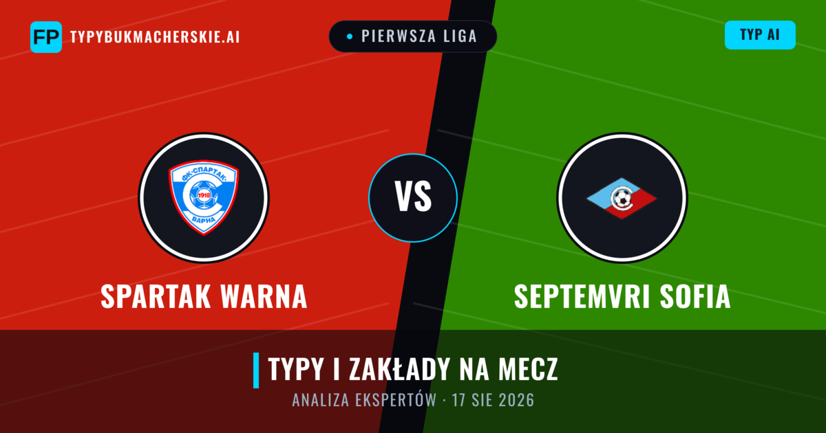 Spartak Warna vs Septemvri Sofia — typy i zapowiedź meczu