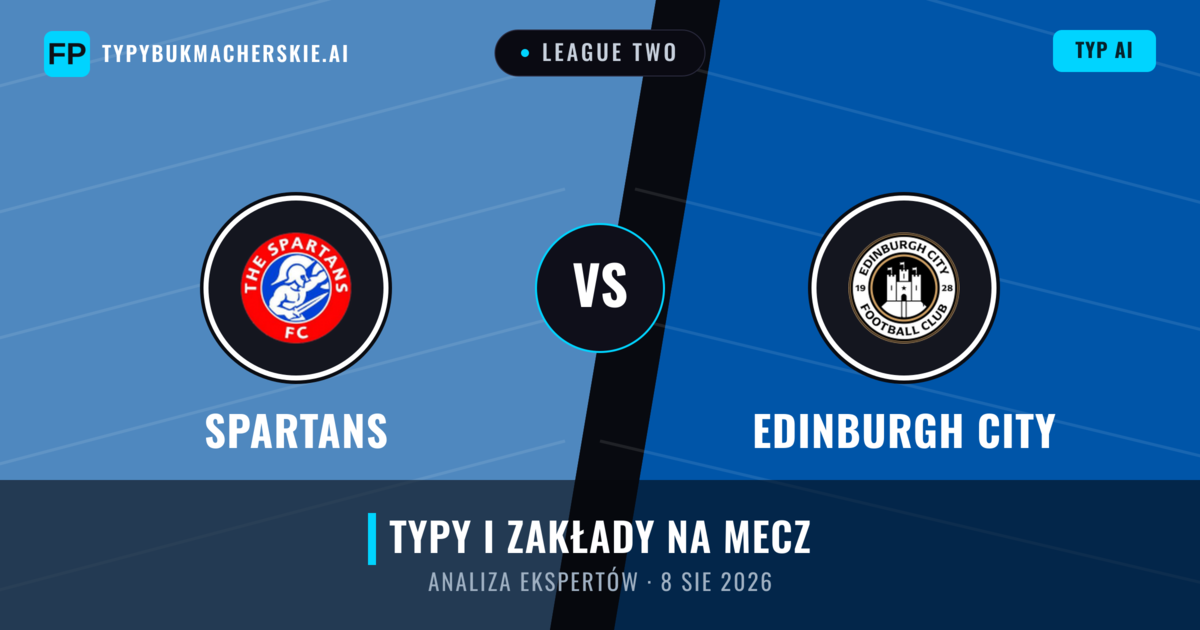 Spartans vs Edinburgh City — typy i zapowiedź meczu