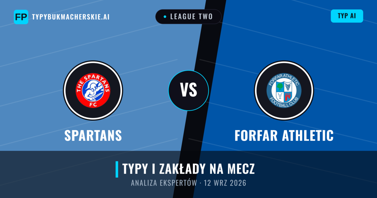 Spartans vs Forfar Athletic — typy i zapowiedź meczu