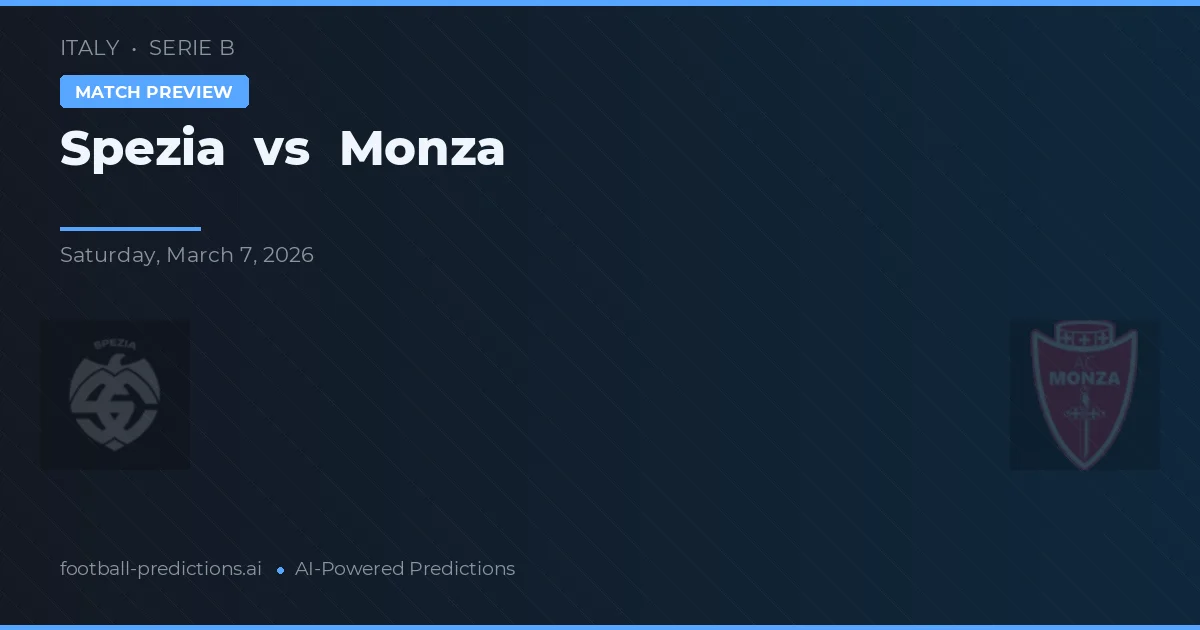 Spezia vs Monza — typy i zapowiedź meczu