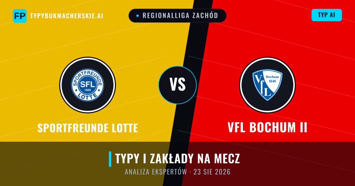 Sportfreunde Lotte vs VfL Bochum II — typy i zapowiedź meczu