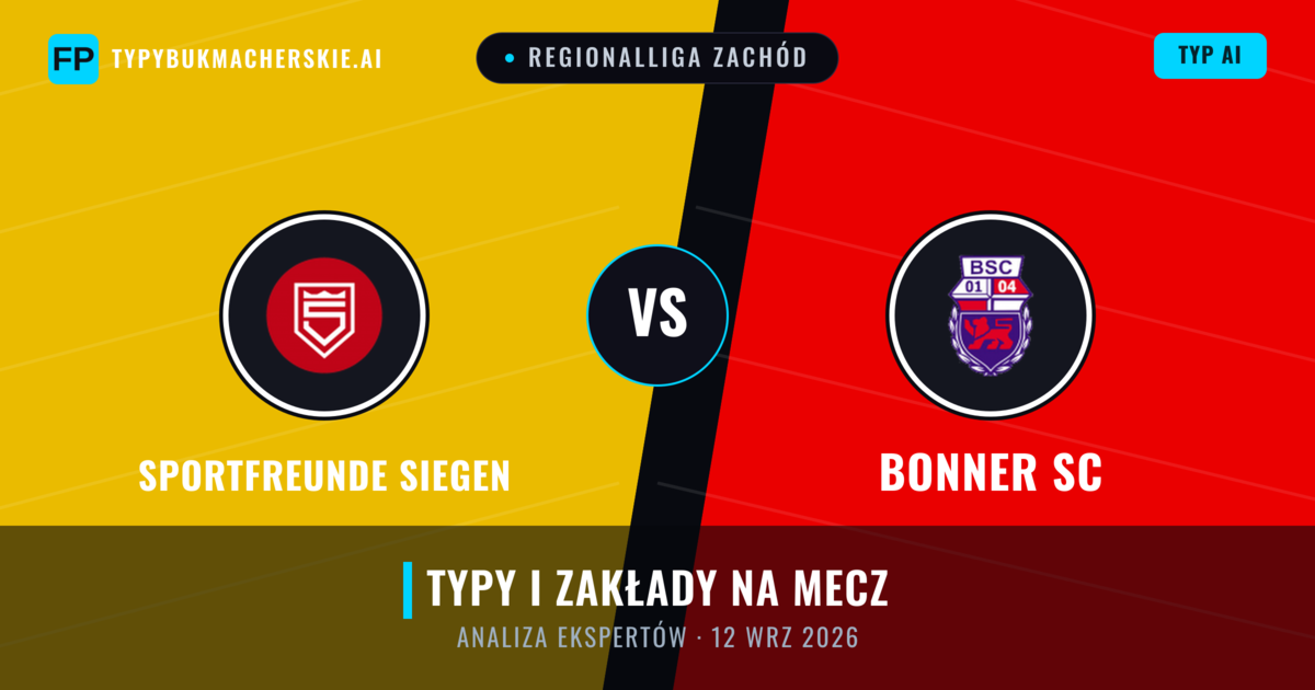 Sportfreunde Siegen vs Bonner SC — typy i zapowiedź meczu