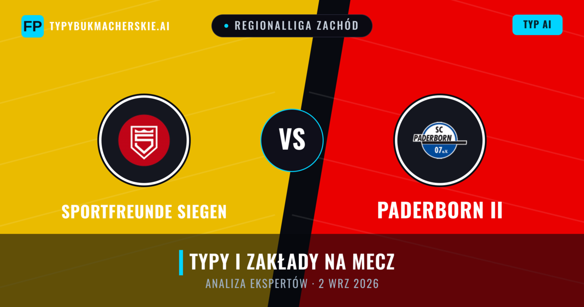 Sportfreunde Siegen vs Paderborn II — typy i zapowiedź meczu