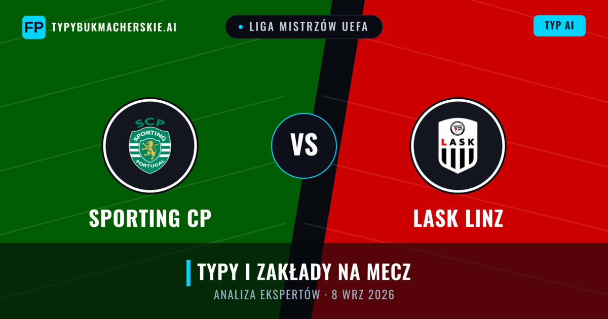 Sporting CP vs LASK Linz — typy i zapowiedź meczu