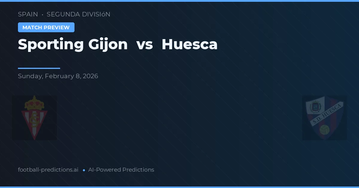 Sporting Gijón vs Huesca — typy i zapowiedź meczu