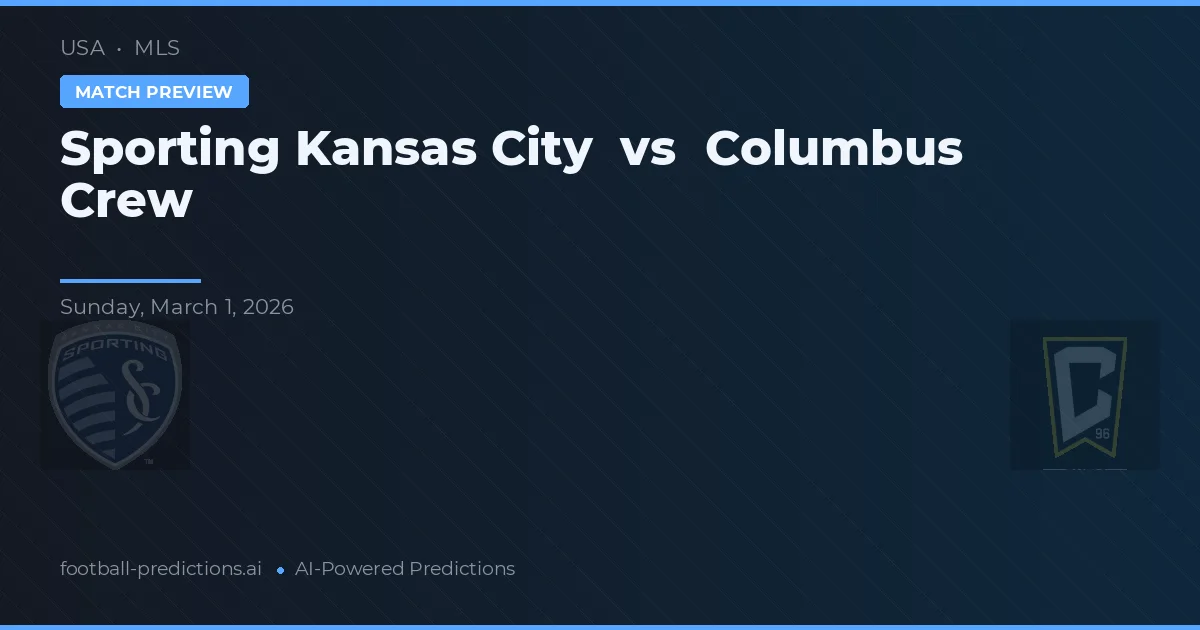 Sporting Kansas City vs Columbus Crew — typy i zapowiedź meczu
