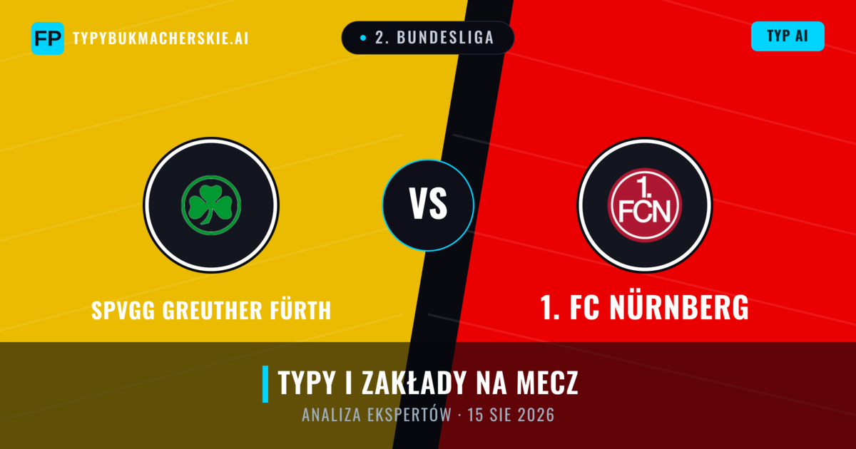 SpVgg Greuther Fürth vs 1. FC Nürnberg — typy i zapowiedź meczu