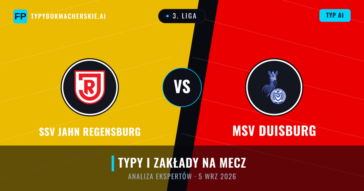 SSV Jahn Regensburg vs MSV Duisburg — typy i zapowiedź meczu