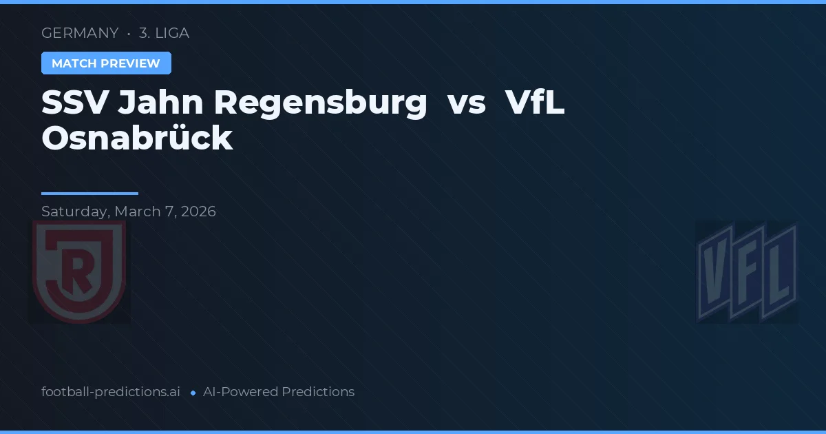 SSV Jahn Regensburg vs VfL Osnabrück — typy i zapowiedź meczu