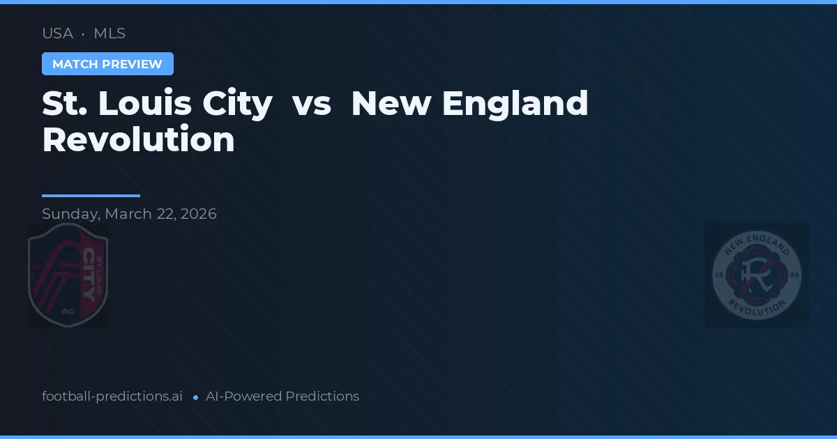 St. Louis City vs New England Revolution — typy i zapowiedź meczu