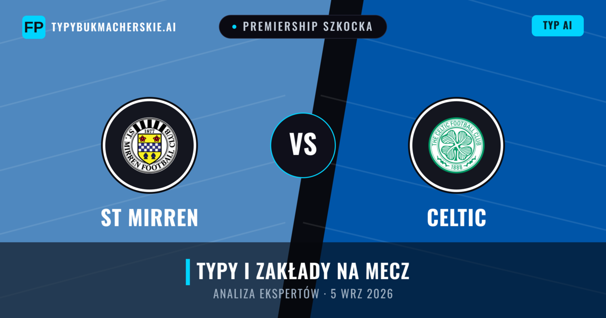 ST Mirren vs Celtic — typy i zapowiedź meczu