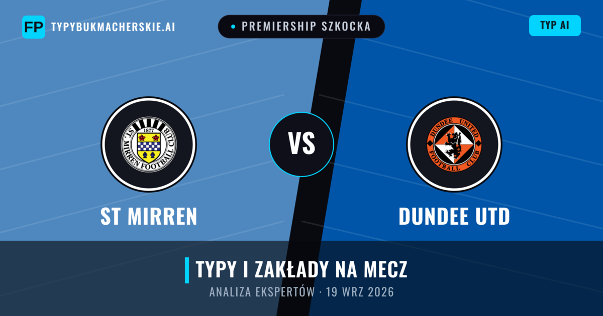 ST Mirren vs Dundee Utd — typy i zapowiedź meczu