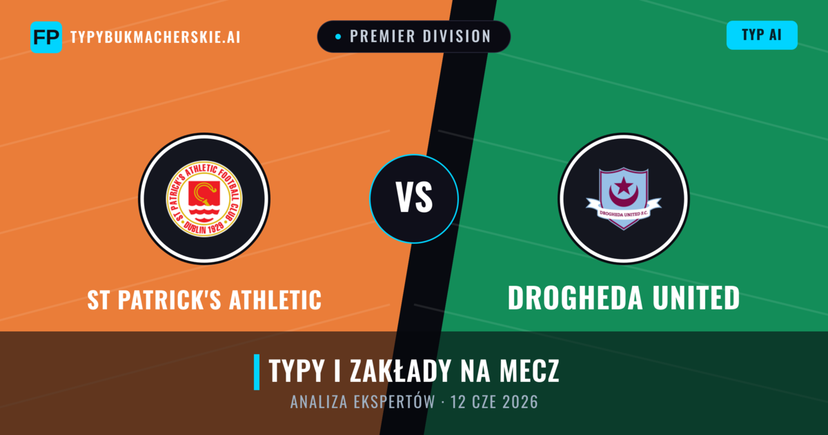 St Patrick's Athletic vs Drogheda United — typy i zapowiedź meczu