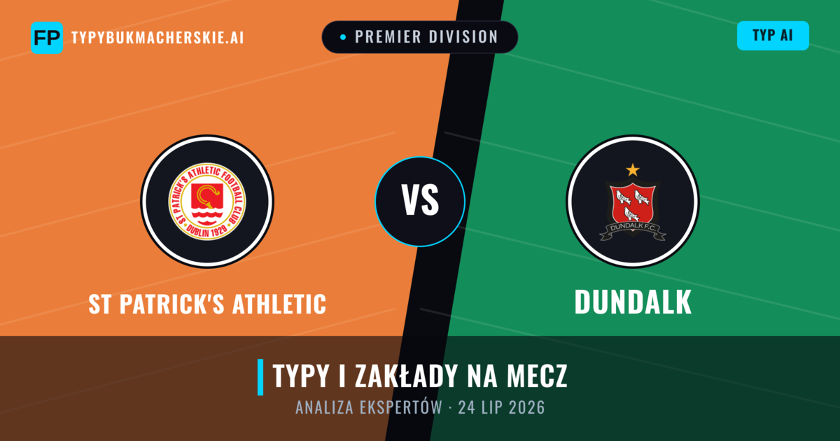 St Patrick's Athletic vs Dundalk — typy i zapowiedź meczu