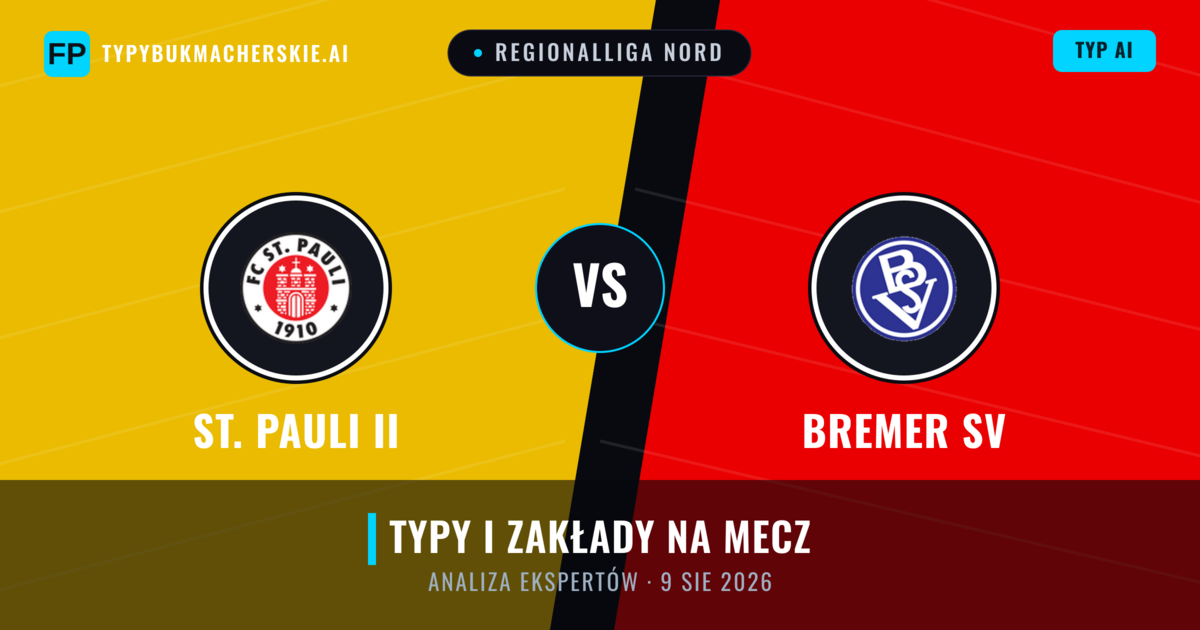 St. Pauli II vs Bremer SV — typy i zapowiedź meczu