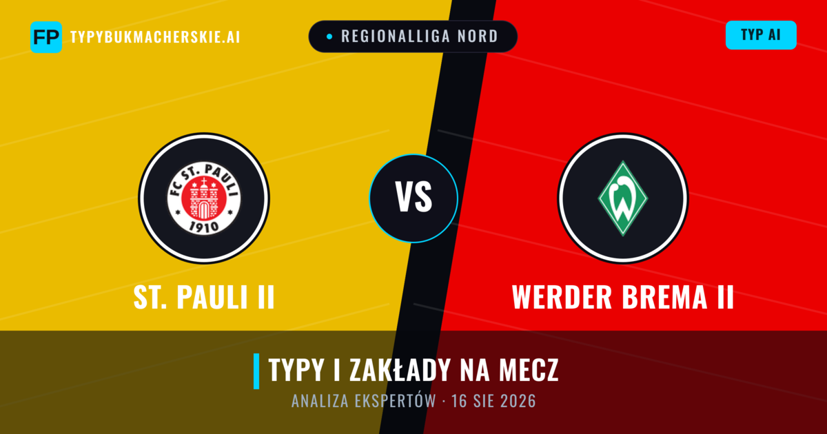 St. Pauli II vs Werder Brema II — typy i zapowiedź meczu