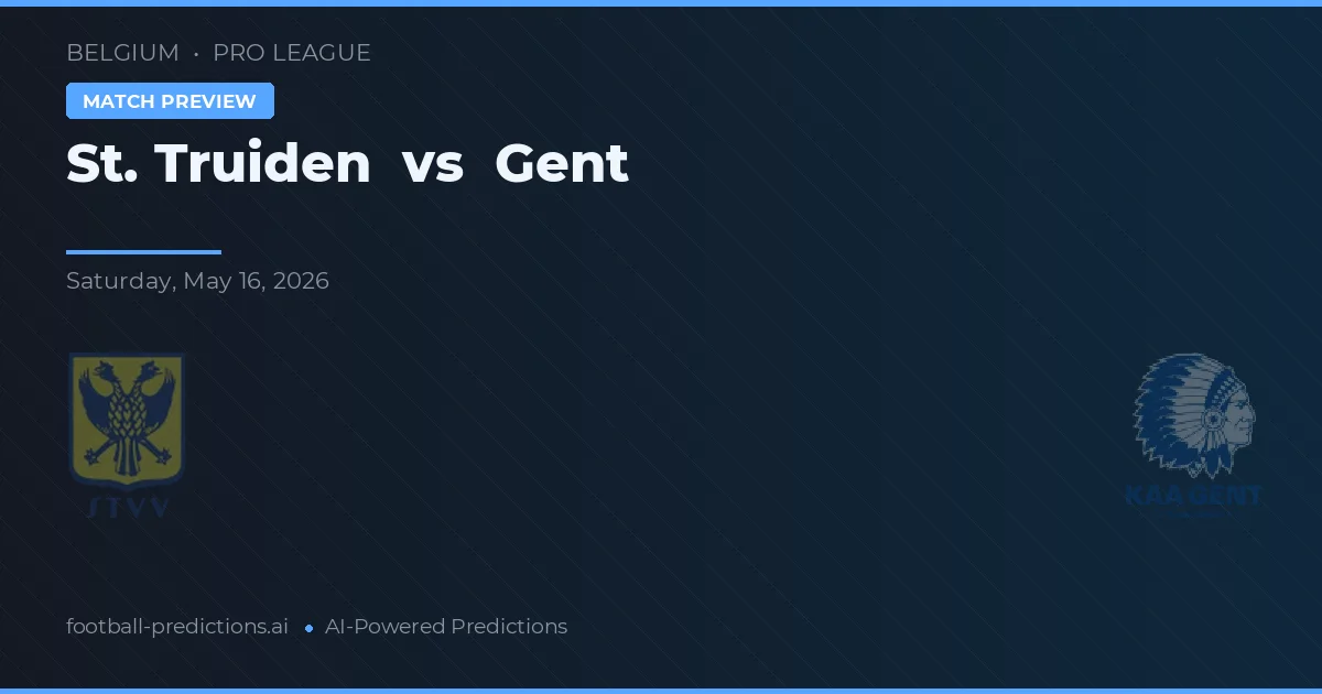 St. Truiden vs Gent — typy i zapowiedź meczu