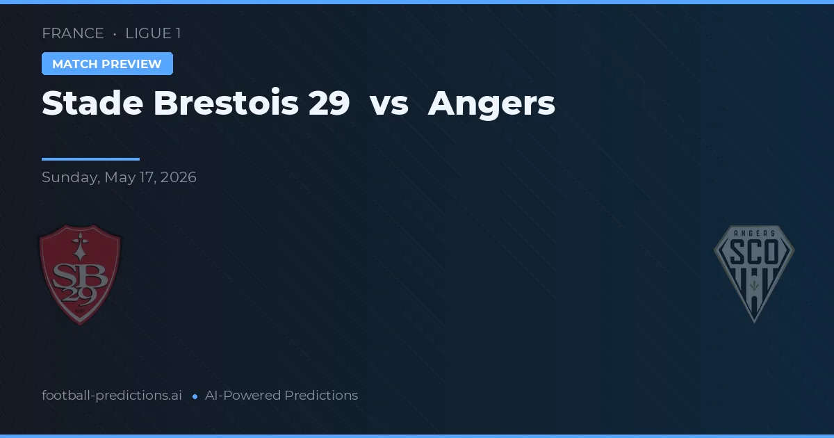Stade Brestois 29 vs Angers — typy i zapowiedź meczu