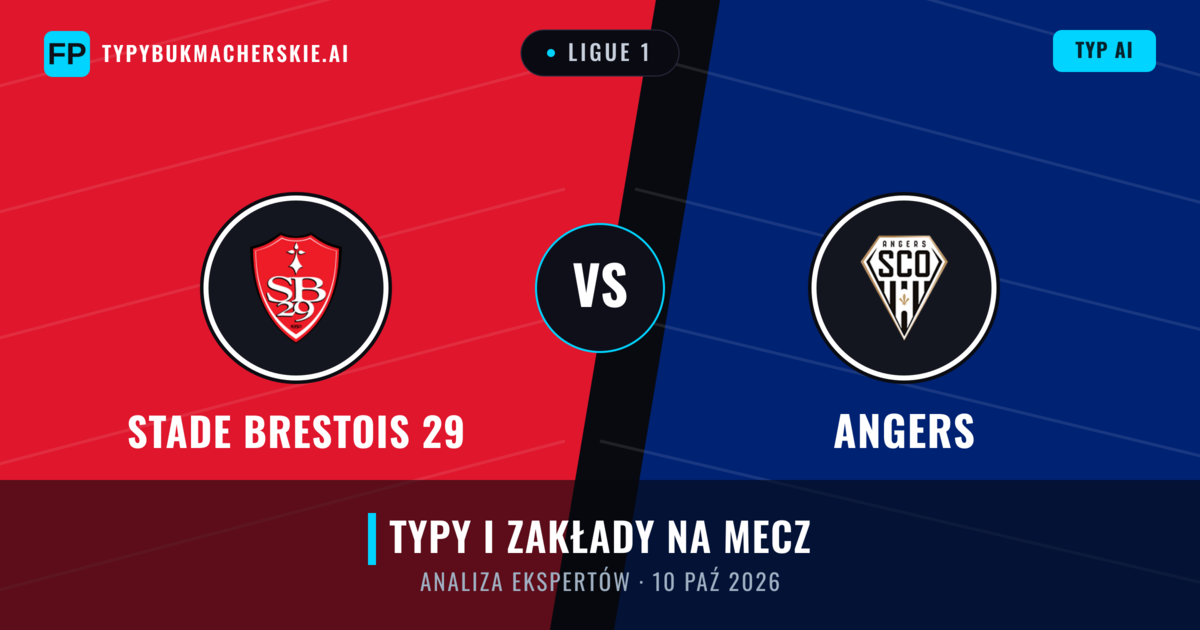 Stade Brestois 29 vs Angers — typy i zapowiedź meczu