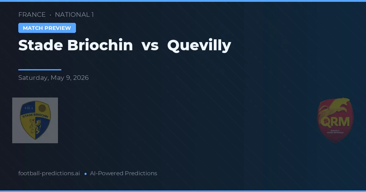 Stade Briochin vs Quevilly — typy i zapowiedź meczu