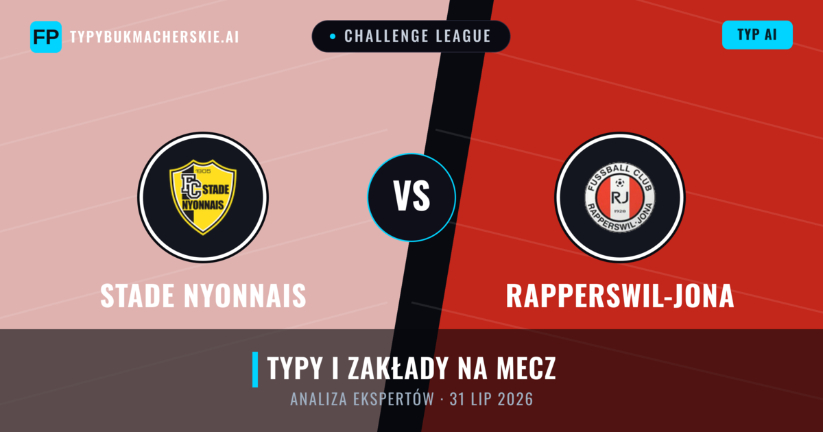 Stade Nyonnais vs Rapperswil-Jona — typy i zapowiedź meczu