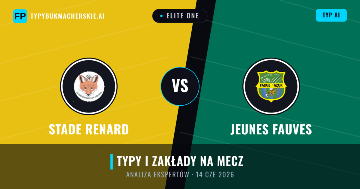 Stade Renard vs Jeunes Fauves — typy i zapowiedź meczu