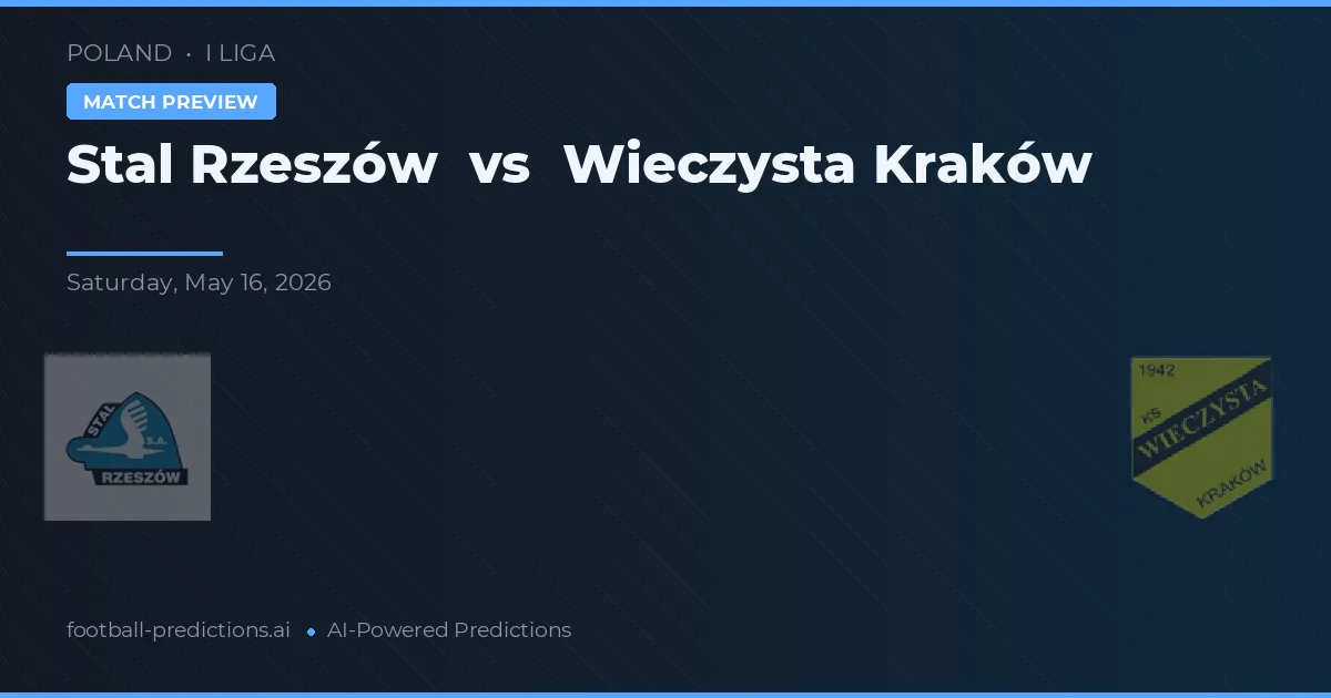 Stal Rzeszów vs Wieczysta Kraków — typy i zapowiedź meczu