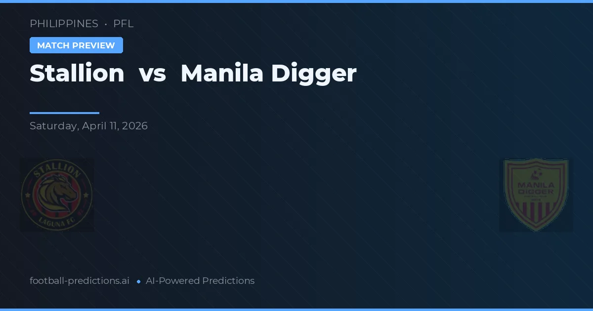 Stallion vs Manila Digger — typy i zapowiedź meczu