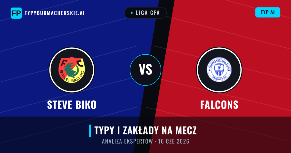 Steve Biko vs Falcons — typy i zapowiedź meczu