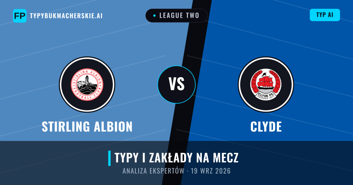 Stirling Albion vs Clyde — typy i zapowiedź meczu