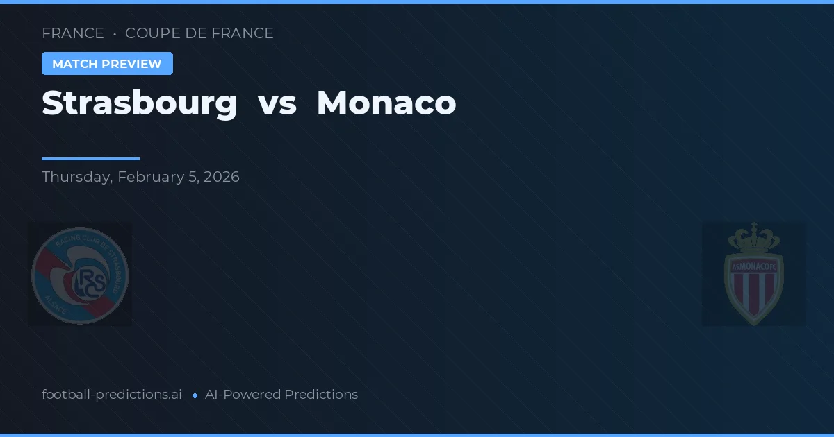 Strasbourg vs AS Monaco — typy i zapowiedź meczu