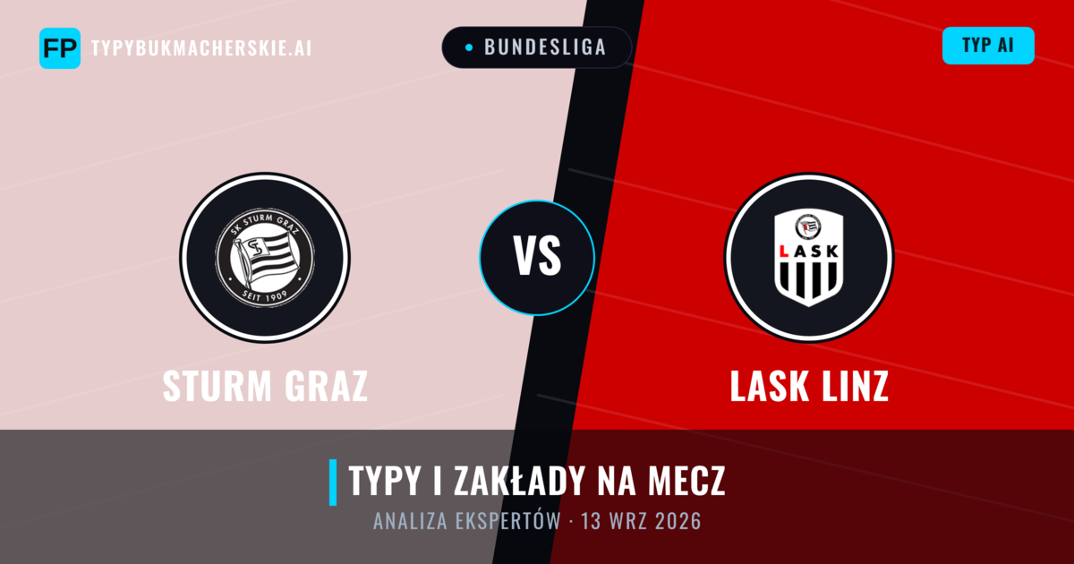 Sturm Graz vs LASK Linz — typy i zapowiedź meczu