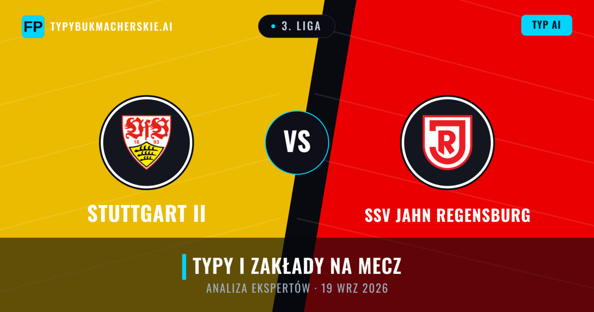 Stuttgart II vs SSV Jahn Regensburg — typy i zapowiedź meczu