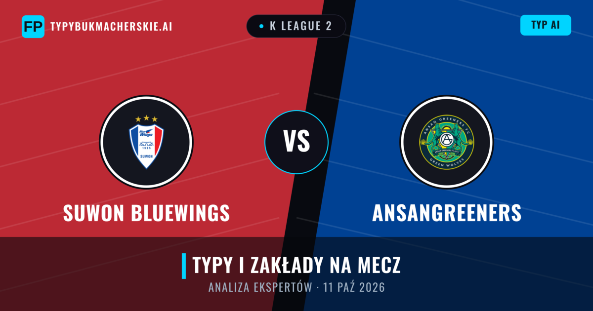 Suwon Bluewings vs Ansangreeners — typy i zapowiedź meczu