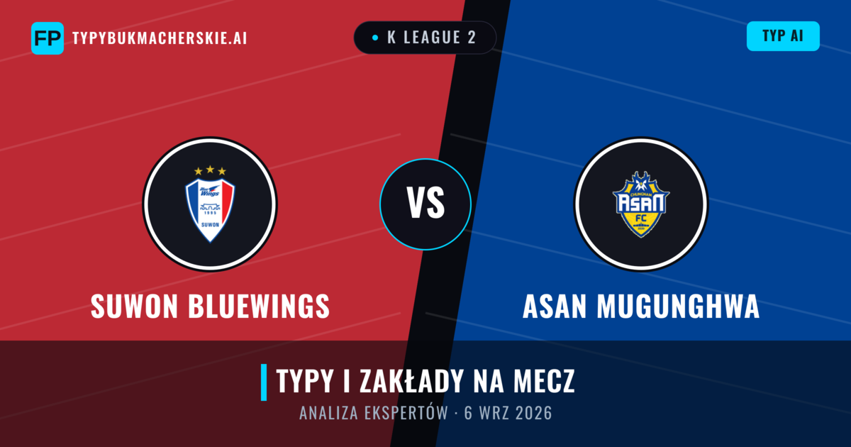 Suwon Bluewings vs Asan Mugunghwa — typy i zapowiedź meczu