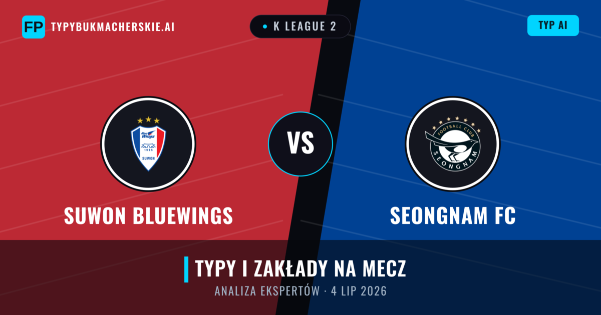 Suwon Bluewings vs Seongnam FC — typy i zapowiedź meczu