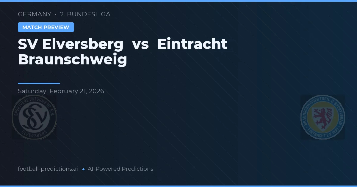 SV Elversberg vs Eintracht Braunschweig — typy i zapowiedź meczu