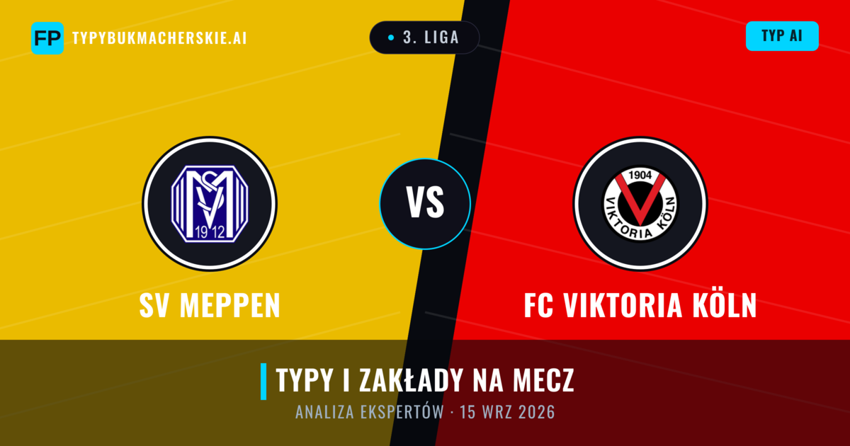 SV Meppen vs FC Viktoria Köln — typy i zapowiedź meczu
