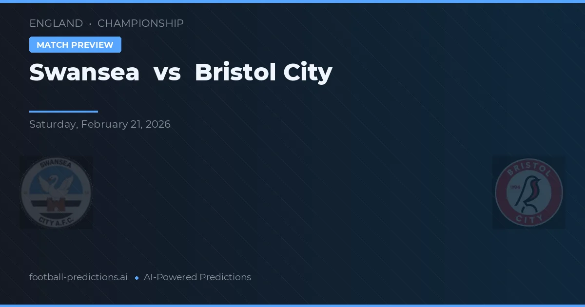 Swansea vs Bristol City — typy i zapowiedź meczu