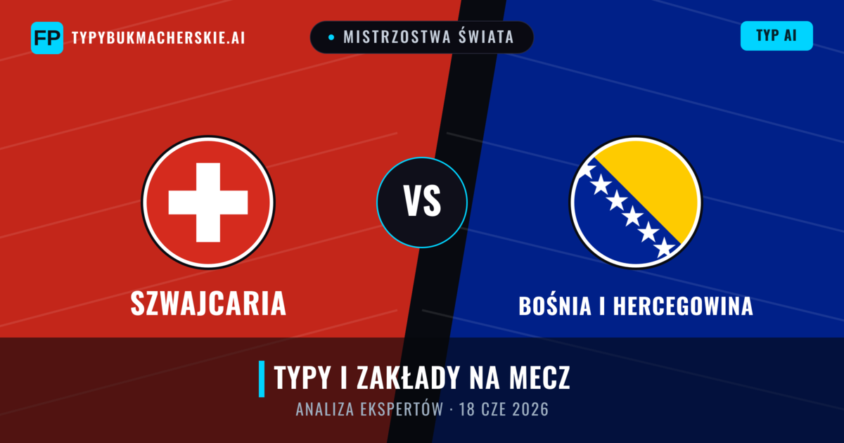 Szwajcaria vs Bośnia i Hercegowina — typy i zapowiedź meczu