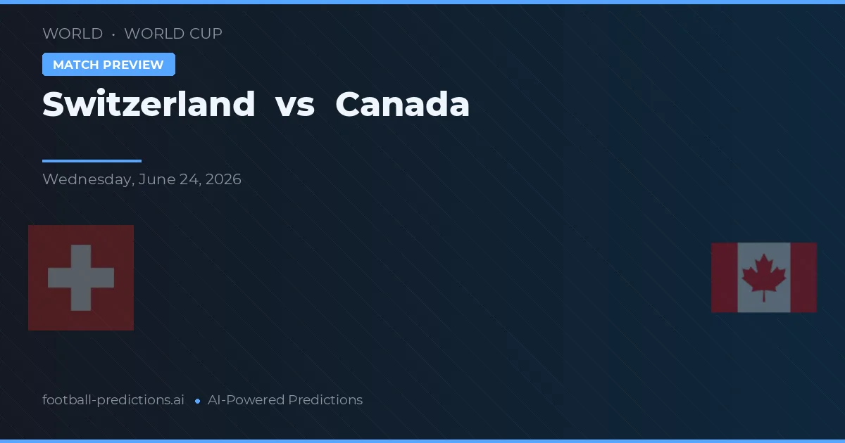 Szwajcaria vs Kanada — typy i zapowiedź meczu