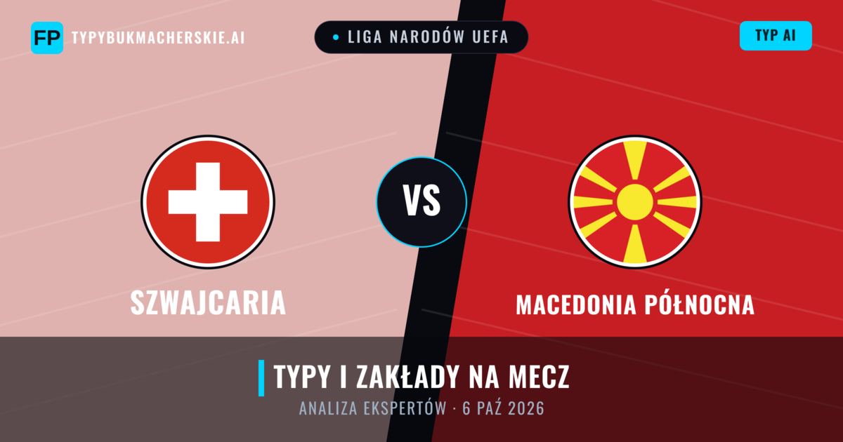 Szwajcaria vs Macedonia Północna — typy i zapowiedź meczu