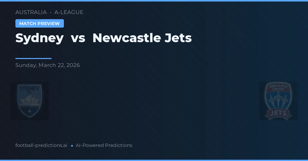 Sydney vs Newcastle Jets — typy i zapowiedź meczu