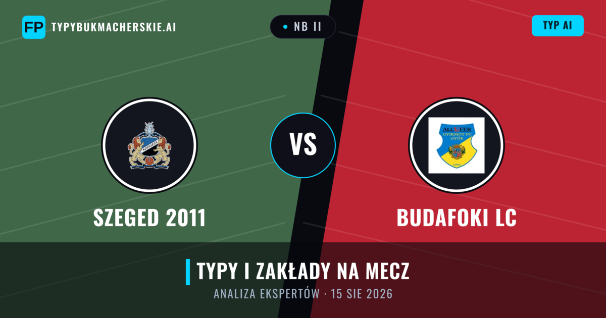 Szeged 2011 vs Budafoki LC — typy i zapowiedź meczu