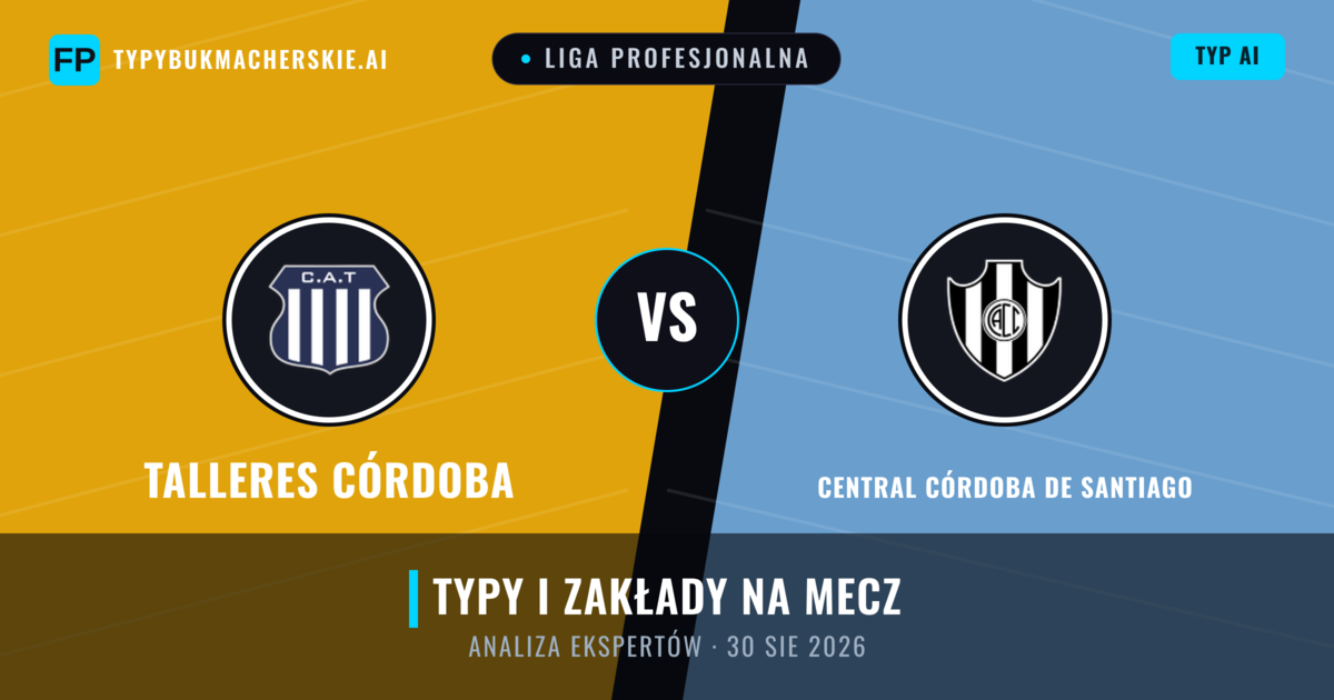 Talleres Córdoba vs Central Córdoba de Santiago — typy i zapowiedź meczu