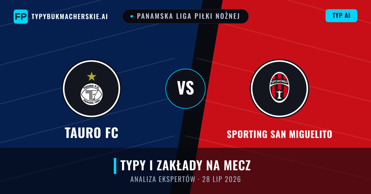 Tauro FC vs Sporting San Miguelito — typy i zapowiedź meczu
