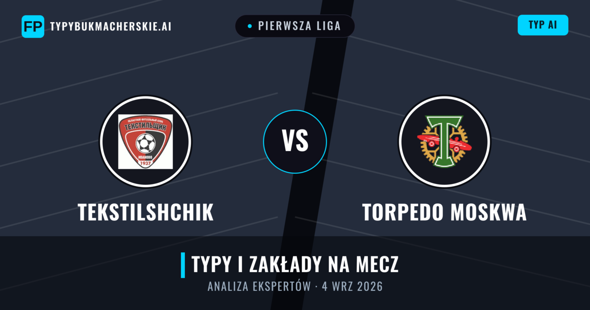 Tekstilshchik vs Torpedo Moskwa — typy i zapowiedź meczu
