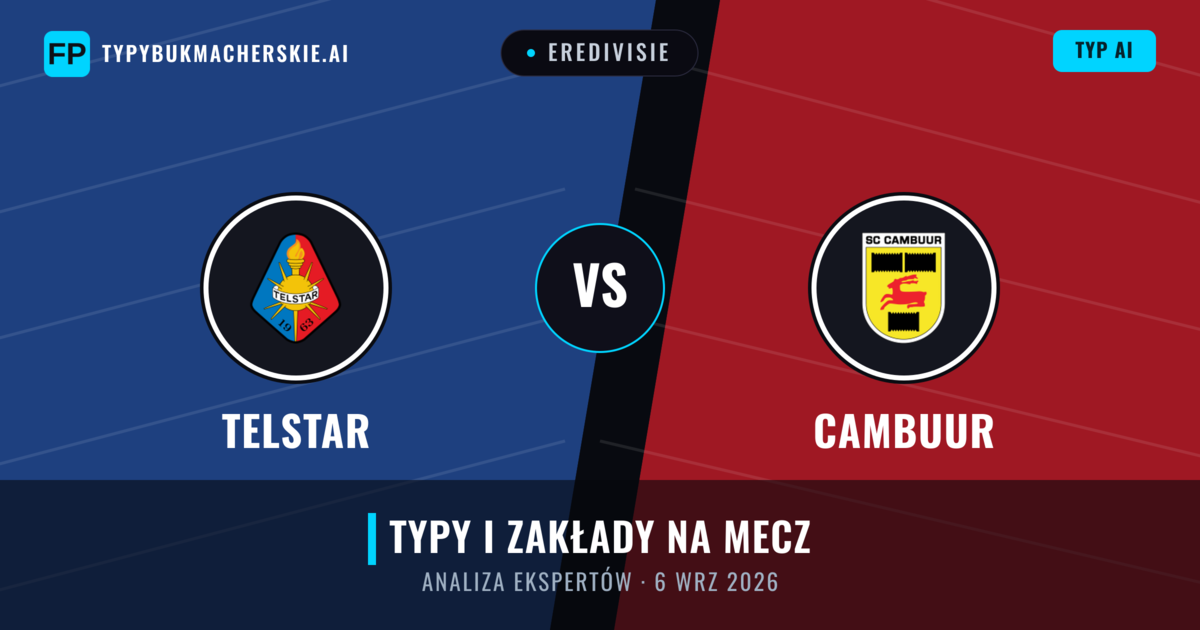 Telstar vs Cambuur — typy i zapowiedź meczu